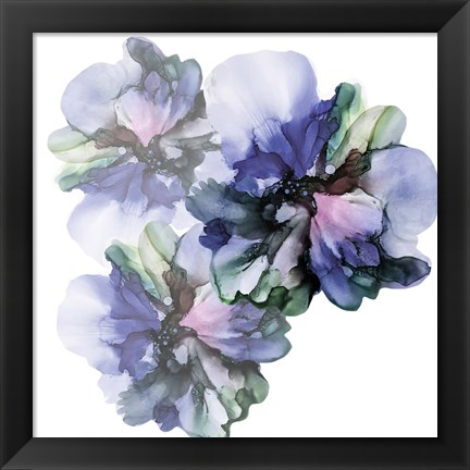Framed Vibrant Floral Trio Print