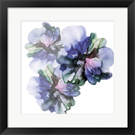 Framed Vibrant Floral Trio Print