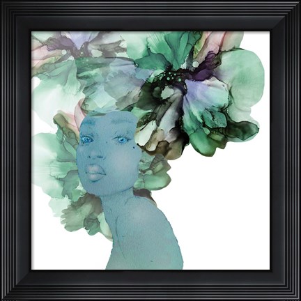 Framed Flower Girl Print
