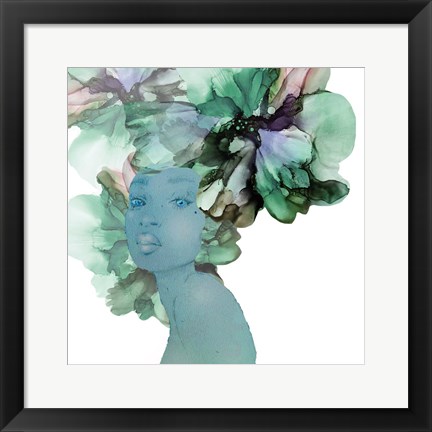 Framed Flower Girl Print