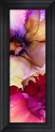 Framed Vibrant Pink Florals 1 Print