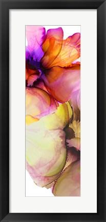 Framed Vibrant Pink Florals 2 Print