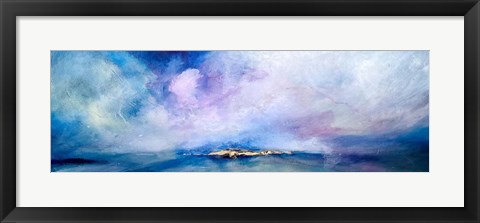 Framed Bright Seascape Lumiere Print