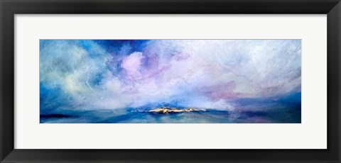 Framed Bright Seascape Lumiere Print