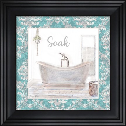 Framed Soaking Tub Print