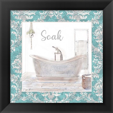 Framed Soaking Tub Print