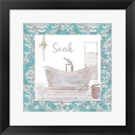 Framed Soaking Tub Print