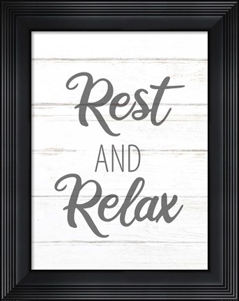 Framed Rest Print