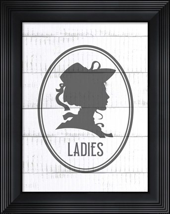 Framed Ladies and Gents 1 Print