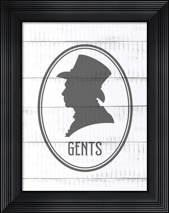Framed Ladies and Gents 2 Print