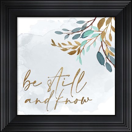 Framed Candles And Music 4 Print