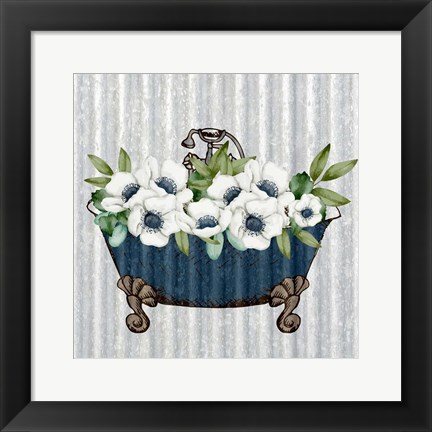 Framed Galvanized Bath 2 Print