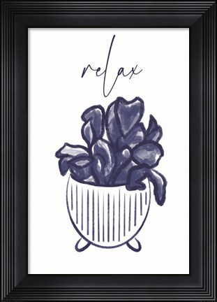 Framed Relax 1 Print