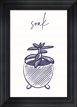 Framed Soak 2 Print