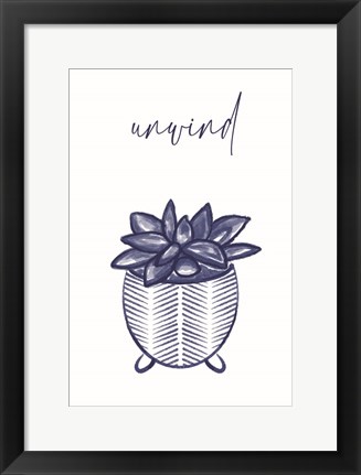 Framed Unwind 3 Print