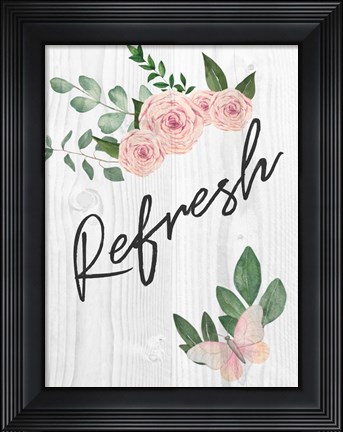Framed Refresh Florals 1 Print