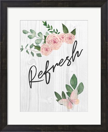 Framed Refresh Florals 1 Print