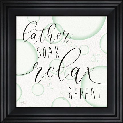 Framed Lather Soak Print