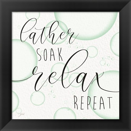 Framed Lather Soak Print