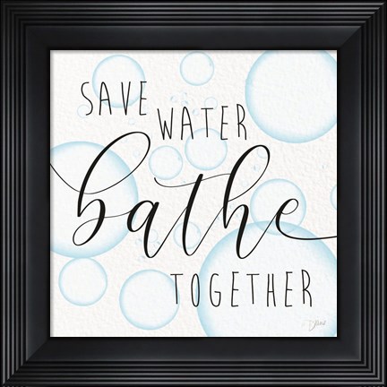 Framed Bathe Together Print