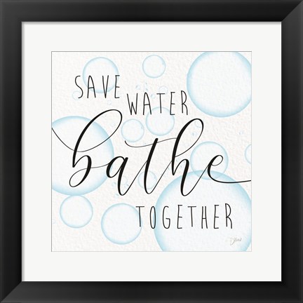 Framed Bathe Together Print