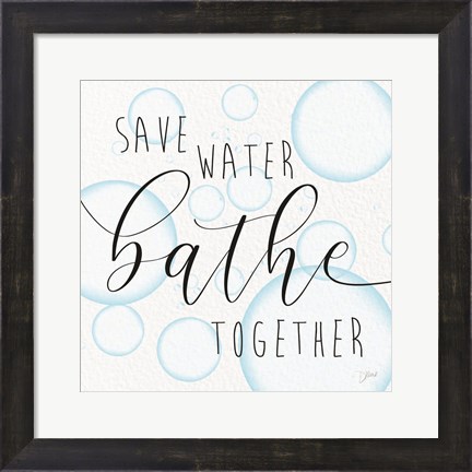 Framed Bathe Together Print
