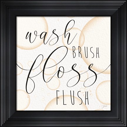 Framed Wash Brush Print