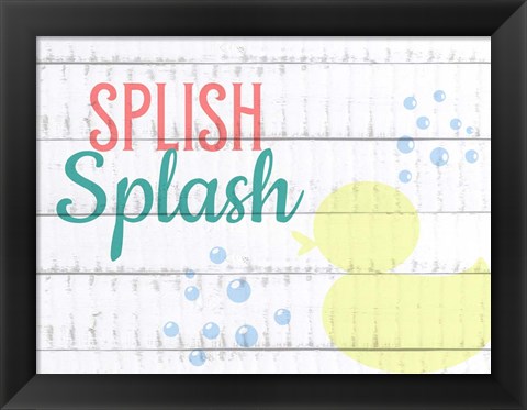 Framed Splish Splash Print