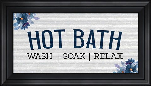 Framed Hot Bath Print