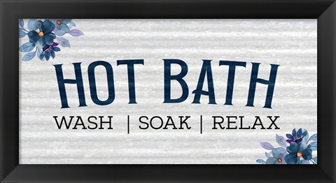 Framed Hot Bath Print