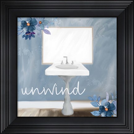 Framed Bath Blues 2 Print
