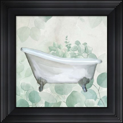 Framed Eucalyptus Unwind 1 Print