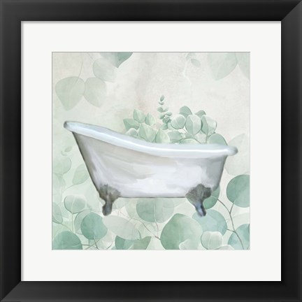 Framed Eucalyptus Unwind 1 Print