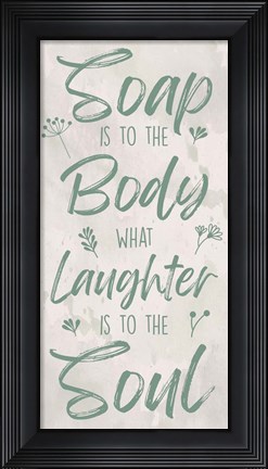 Framed Soap And The Soul Print