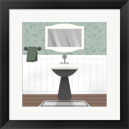 Framed Natures Restroom 2 Print