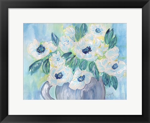 Framed Floral Bouquet Print