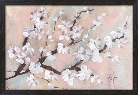 Framed Tree Blossom Branch Print