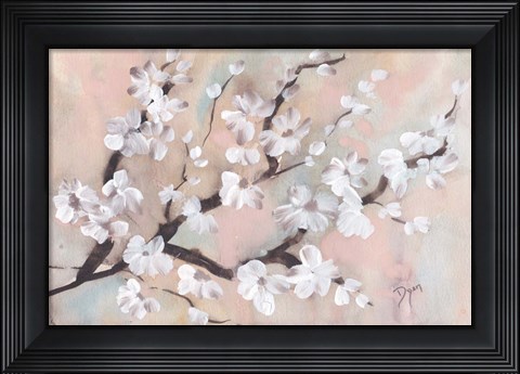 Framed Tree Blossom Branch Print
