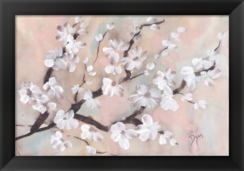 Framed Tree Blossom Branch Print