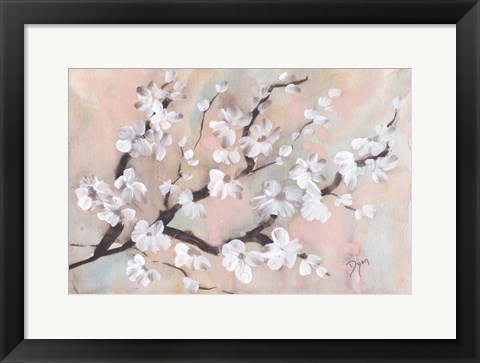 Framed Tree Blossom Branch Print