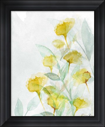 Framed Modern Poppies 2 Print