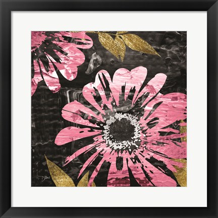 Framed Black Rose 1 Print