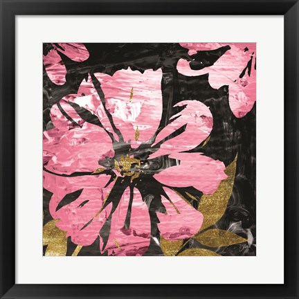 Framed Black Rose 2 Print