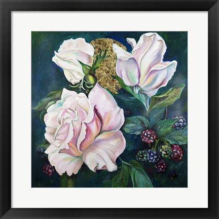 Framed Roses Print