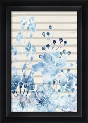 Framed Wildflower Blues 2 Print