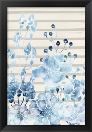Framed Wildflower Blues 2 Print