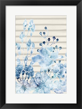 Framed Wildflower Blues 2 Print