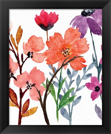 Framed Wildflowers 1 Print