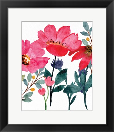 Framed Wildflowers 3 Print