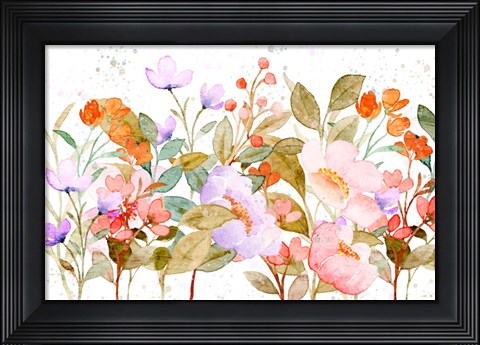 Framed Wildflower Spotted Print